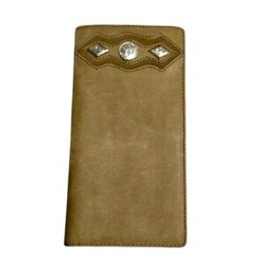 Nocona Rodeo Style Men's Wallet – Distressed Brown Leather, Western Design